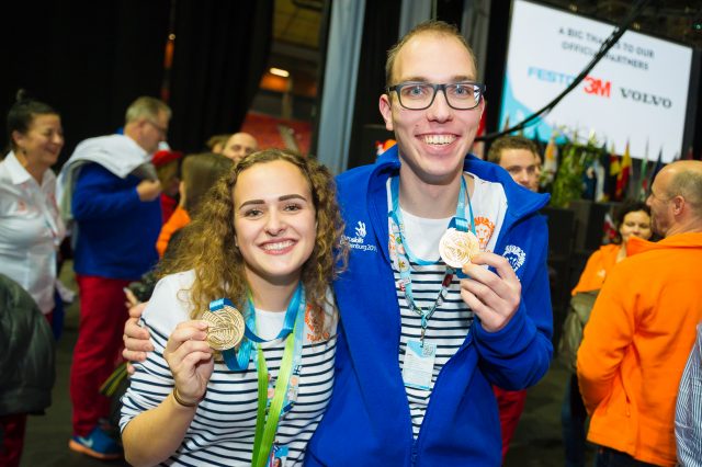 10 keer eremetaal op EK voor beroepen