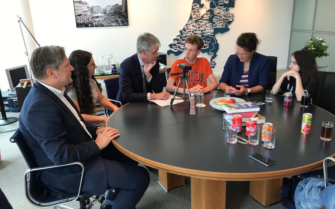 Maas Geesteranusprijs & slobcast met Minister Arie Slob en vmbo-kampioenen