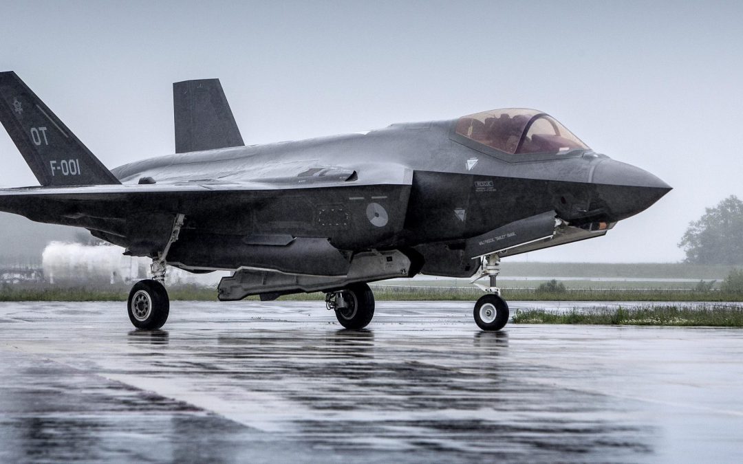 F35 flightsimulator tijdens Skills The Finals